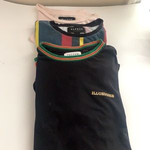 PACSUN bundle of 3 t-shirts
